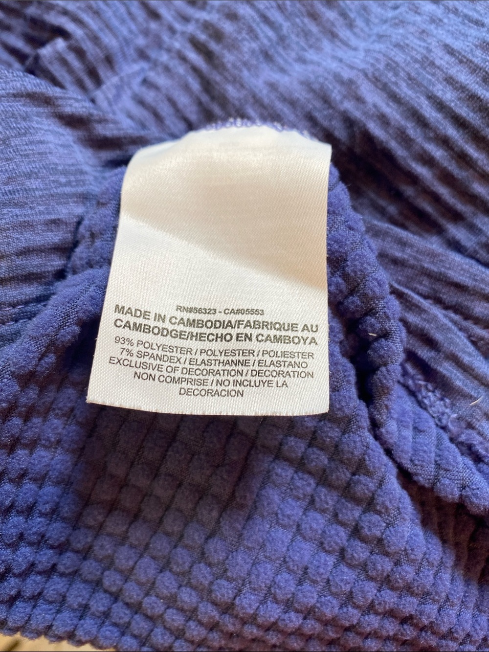 Nike Blue Heather Dri-FIT Long Sleeve Crew Size Medium - Picture 10 of 10